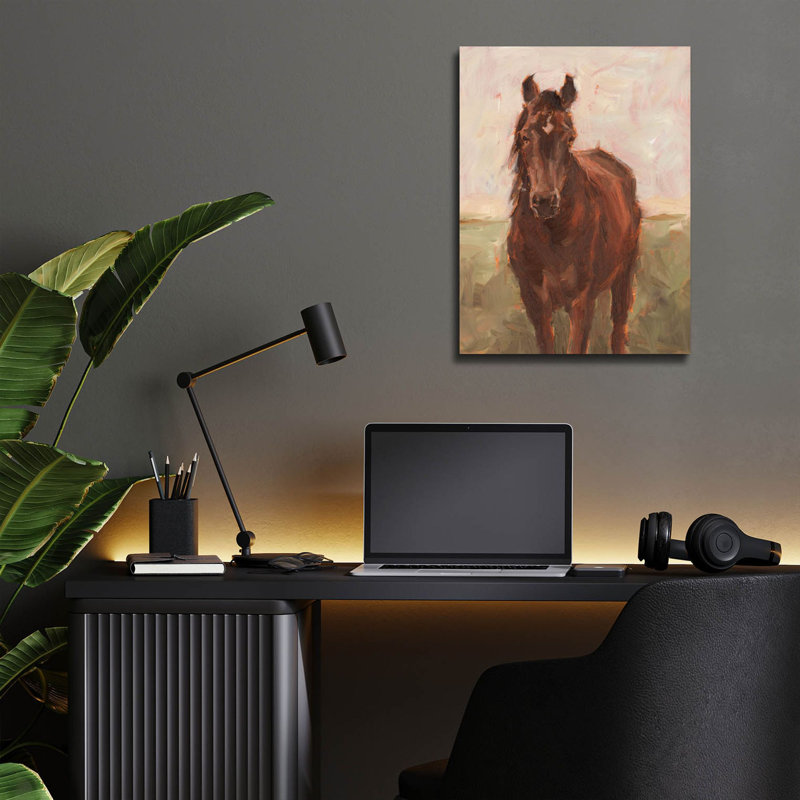 «Out Grazing 1» par Ethan Harper, art mural en verre acrylique