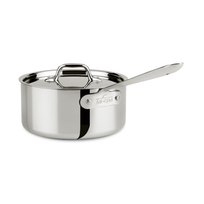All-Clad D3 Stainless Steel Saucepan with Lid