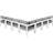 Erdaun 120'' Wide Aluminum Patio Sectional with Cushions-61209876-61209875