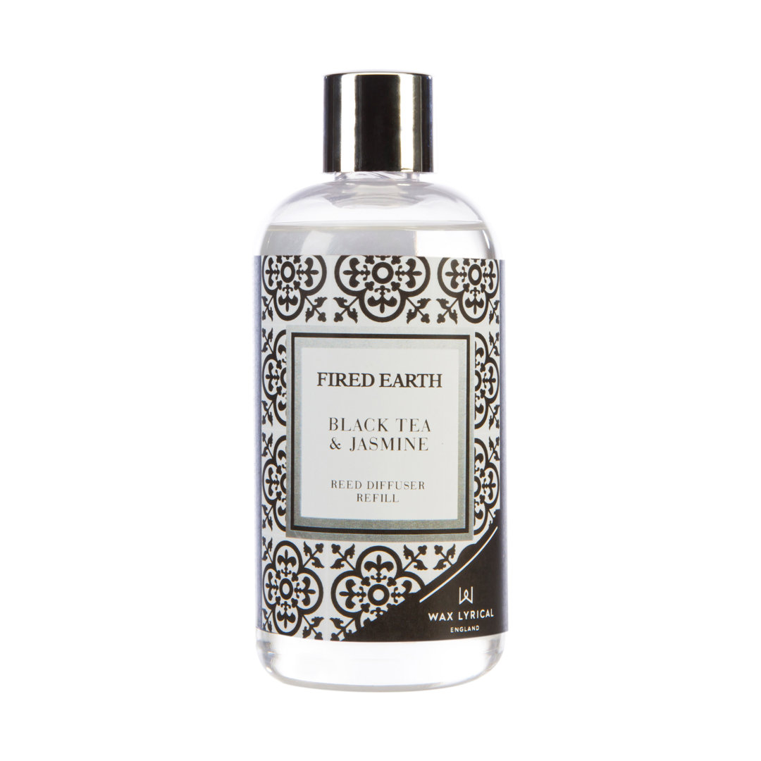 Wax Lyrical Fired Earth Black Tea & Jasmine Reed Diffuser Refill, 200Ml - Image 2