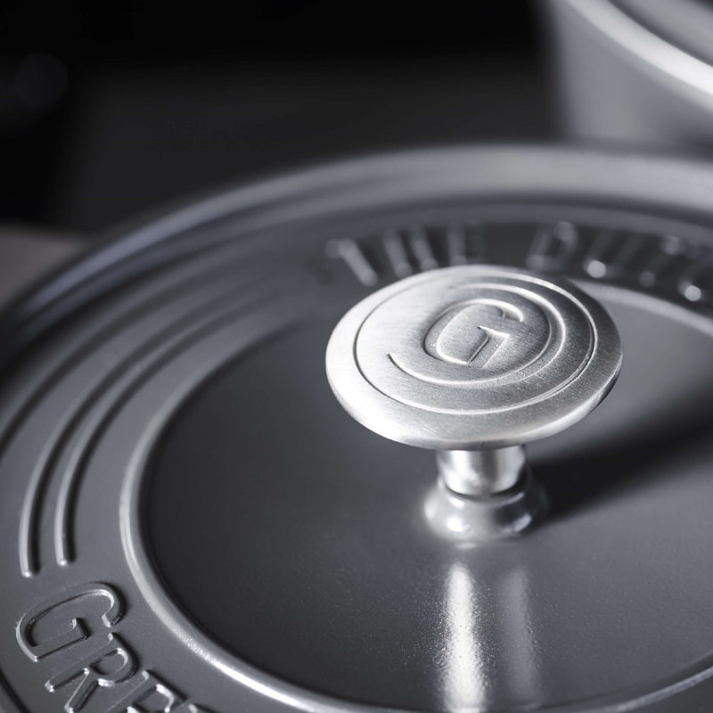 Greenpan Featherweights Dutch Oven 22cm 3 Litre - Black, 5L, Black, 14.5cm H x 34.5cm W x 26cm D