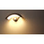 Aedan Black Integrated LED Outdoor Wall Light Built-in Motion Sensor-913854239