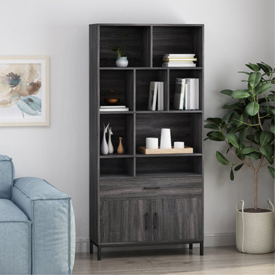 Stylish Cube Unit Bookcase With Versatile Storage And Sturdy Construction