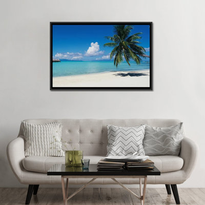 " Palm Tree On The Beach, Moana Beach, Bora Bora, Tahiti, French Polynesia " by Panoramic Images