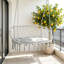 Chaise hamac pour 2 personnes en macramé avec coussin doux et chaise en corde de coton