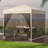 Outdoor Steel Easy Pop-Up Tent with Mosquito Netting-95290304-95290303