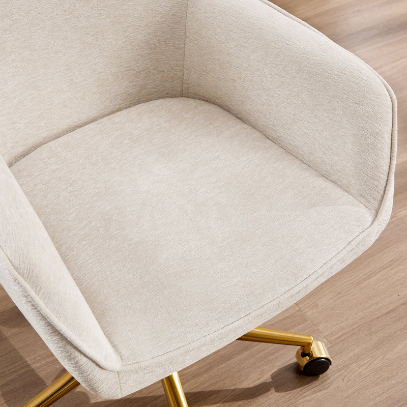 Chaise de travail Adamell, Beige
