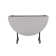 NPS Mobile Cafeteria Table, 60" Round, MDF Core, Black Protect Edge, Black Frame, Grey Nebula