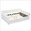 Grand lit plateforme tapissier avec port USB et 2 tiroirs-2141736351