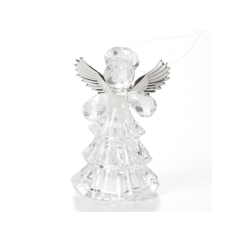 Figurine suspendue fée en acrylique