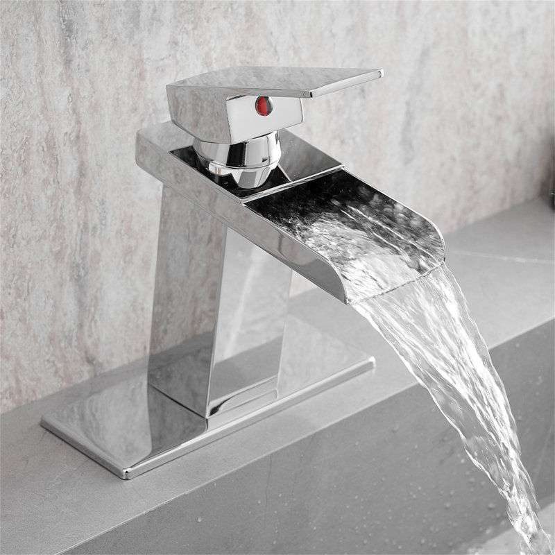 Single-Hole Single-handle Bathroom Faucet, Polished Chrome