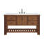 Bromley 60" Single Bathroom Vanity with Quartz Top