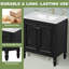 Armoire de meuble-lavabo 30 po avec lavabo en céramique-1453285088-1453285099