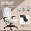 Fauteuil de bureau à massage à haut dossier avec 6 points de vibration-122061091-122061102