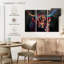 Highland Cow Highland Cow, ensemble de 3 pièces en acrylique sur toile-92790158