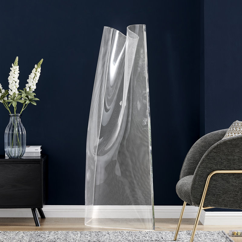 Poppy-Rae 55'' Chrome LED Novelty Floor Lamp