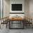 125.98"Solid Pine Long Rectangular Conference Table-753568478