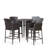 Salgado Outdoor Wicker 5 Piece Pub Table Set