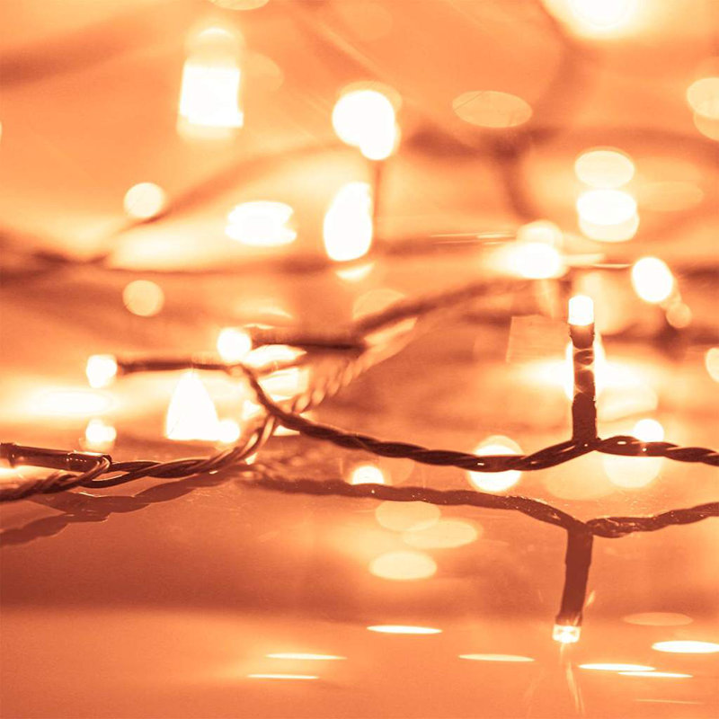 vidaXL Christmas Tree with 300 LEDs White PE and Steel, 6.89 ft