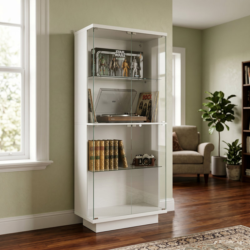 70.9"H China Cabinet With Light