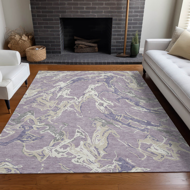 Machine Washable Indoor/Outdoor Chayden ACN1035 Rug, Rectangle 9' x 12'