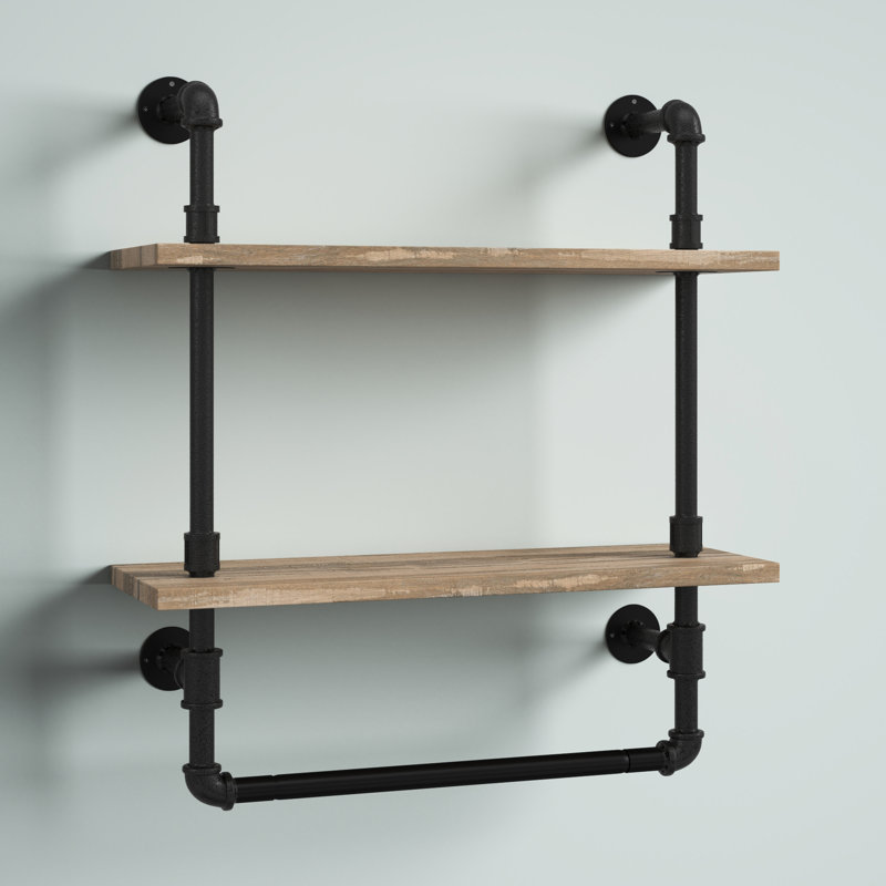 Chagford 2 Tiered Shelf with Towel Bar
