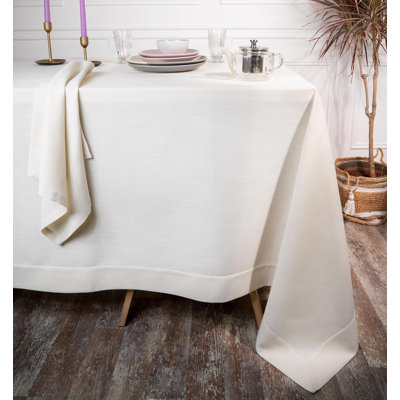Easy Linen by D'Moksha, Linen-look Recycled Fabric, Tablecloth