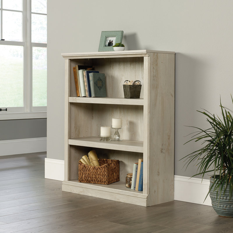 Hartman Bookcase, Chalked Chestnut, (3 Shelves) 43.78" H x 35.28" W x 13.23" D