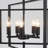 5 - Light 25.59" Dimmable Modern Lantern Linear Square / Rectangle Geometric Candle Chandelier For Hallway Kitchen Island Living Room Bedroom-318505841