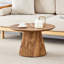 Senoa 2-Piece Mid-Century Modern Nesting Table Set with MDF and Anti-Slip Pads