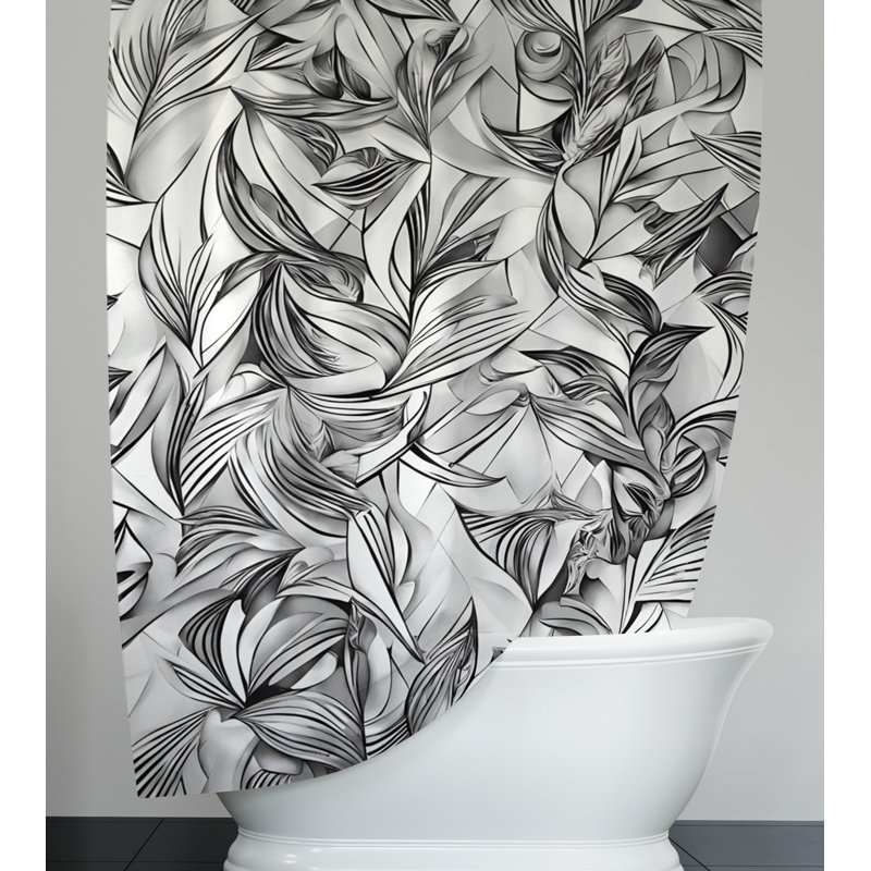 Rideau de douche Anyuta, H 72 po x l 70 po