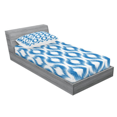 Microfiber Ikat Sheet Set