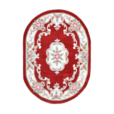 Costilla Hand Tufted Red Rug
