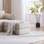 Repose-pieds modulaire (brun clair)