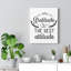 The Best Attitude - Wrapped Canvas Print-1532733856
