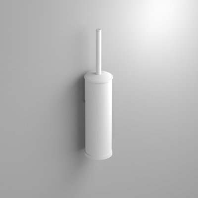 Metal WC Brush Set - White