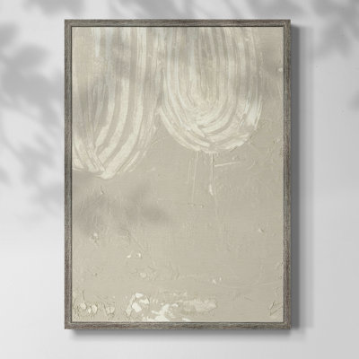 Sandy Arcs II Framed Print - Solid Wood