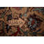 Tapis traditionnel antique à teinture végétale 12 x 18