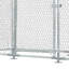 Grand poulailler en métal avec couvercle imperméable et toit Spire - cage à poulailler 6,6 x 3,3 x 6,6 pi