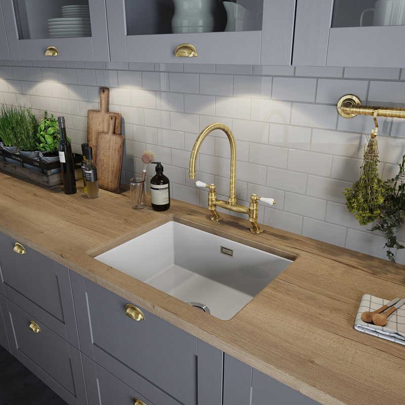 Abode Designs Ludlow Kitchen Faucet, Antique Brass