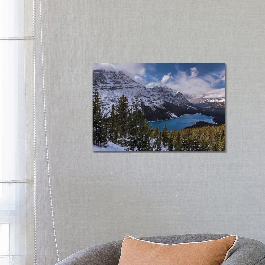 Beautiful Peyto von Sergio Lanza - Galerie-verpackte Leinwand Giclée auf Leinwand