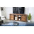 Modway Cheshire 70-inch Rustic Sliding Door Buffet Table Sideboard