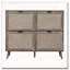 Range-chaussures 4 portes, armoire de rangement pour chaussures moderne autoportante