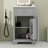 20" Bathroom Vanity With Sink, Storage Rack And Adjustable Shelve-114222166