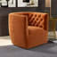 Chaise pivotante rembourrée-32035693