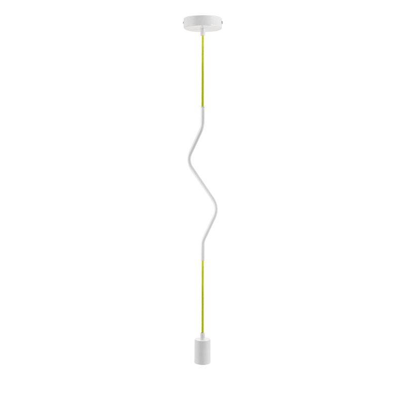 Romelia 1 - Light Single Pendant, White Green