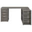 Bureau en L gris à 3 tiroirs Tona-826864124