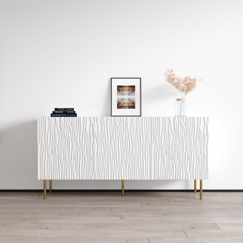Buffet de 59,8 po Wareham, Blanc