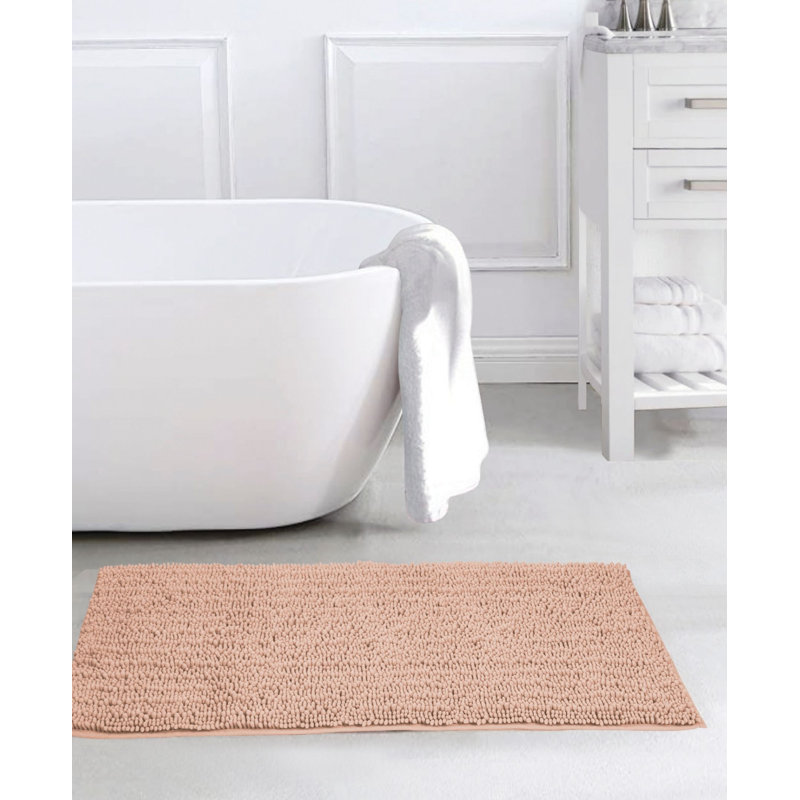 Tapis de bain Kanagy, L 20 po x L 48 po, Rougir