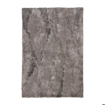 Areva Shag Gray Area Rug